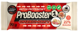 Baton proteinowy ProBooster 1 orzechowy 70g