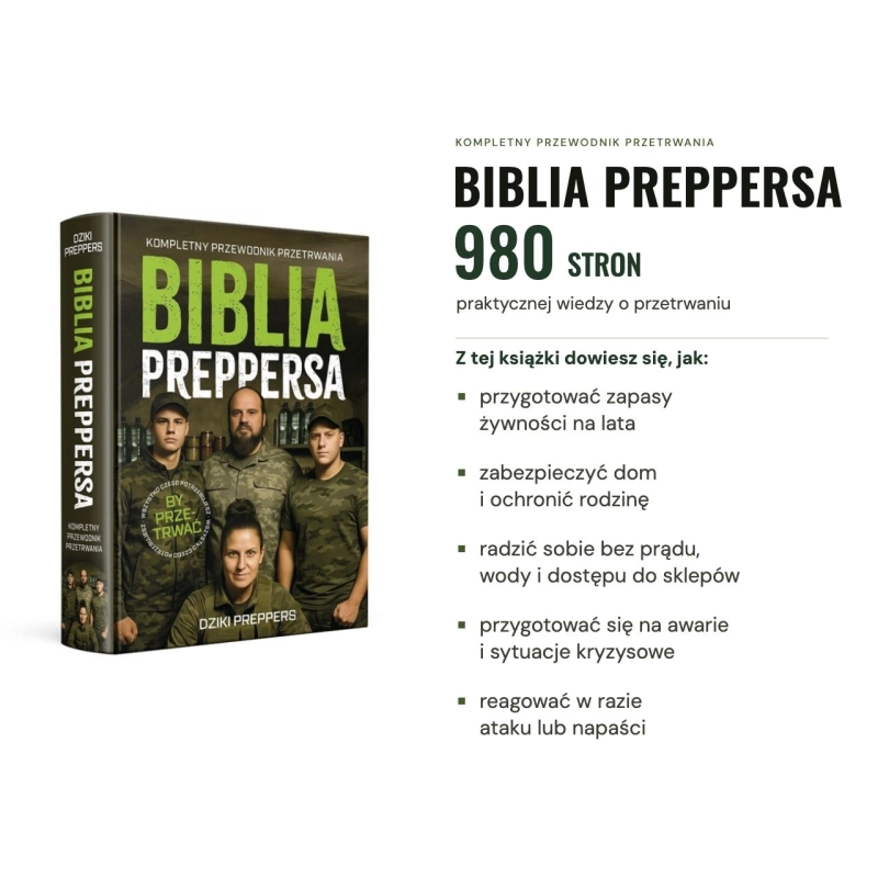 Biblia Preppersa – 980 stron praktycznej wiedzy