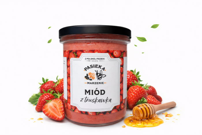 miod-z-truskawkami-470g